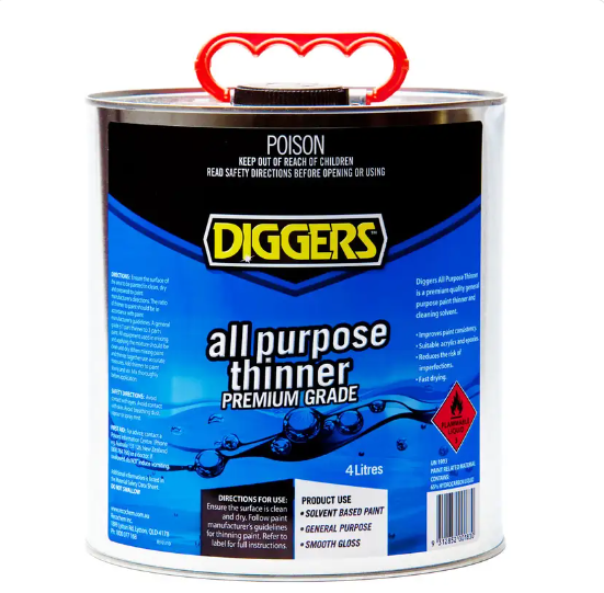 Diggers All Purpose Thinner 4L