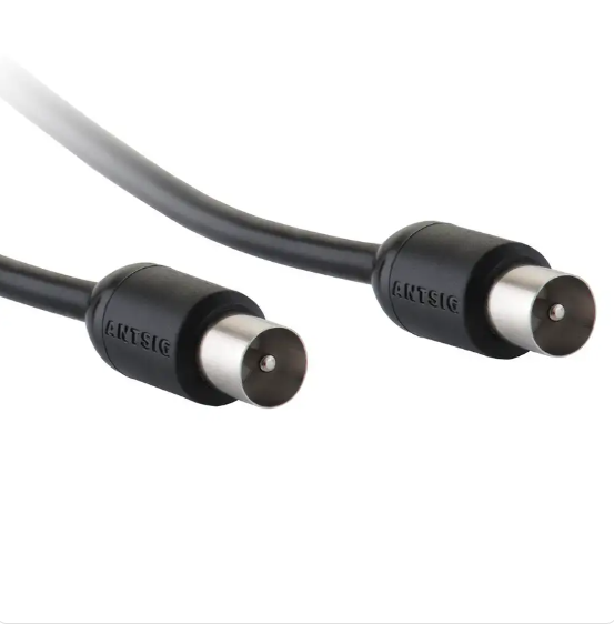 Antsig TV Lead Pal Male Black 1.5m – Village Hardware