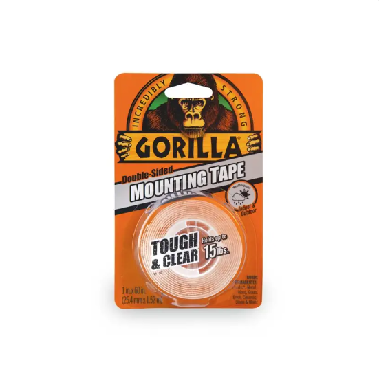 Gorilla Clear Mounting Tape 1.5m