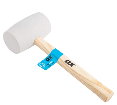 OX Pro White Rubber Mallet