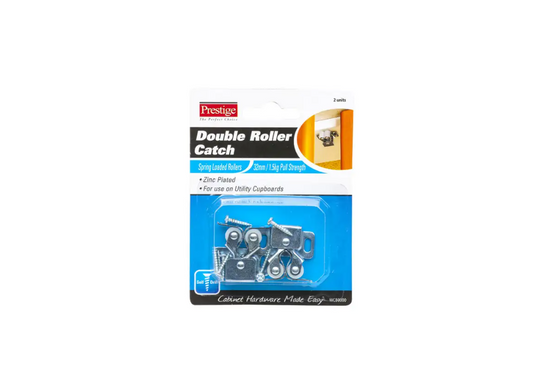 Prestige Double Roller Catch Zinc Plated - 2 Piece