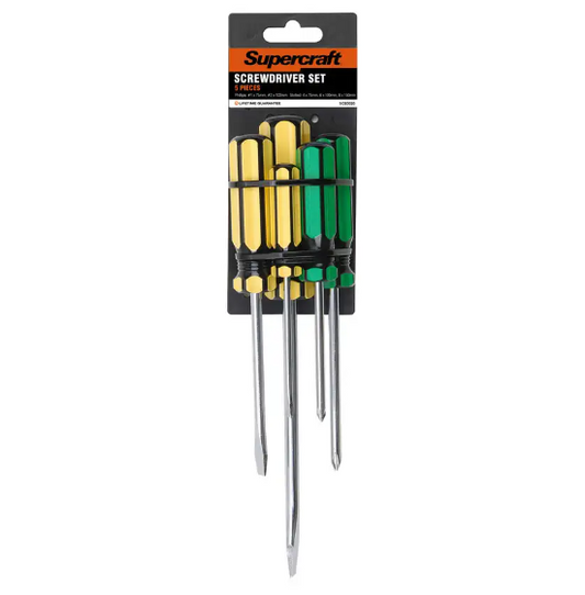 Supercraft Screwdriver Set - 5 Piece