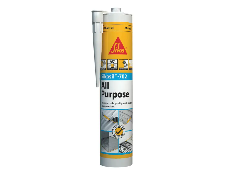 Sika Sikasil-702 All Purpose Silicone 300ml- Alabaster