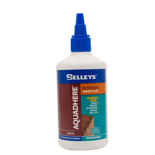 Selleys Aquadhere PVA Wood Glue Exterior Adhesive 250ml