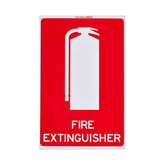 Fire Extinguisher Symbol Safety Sign