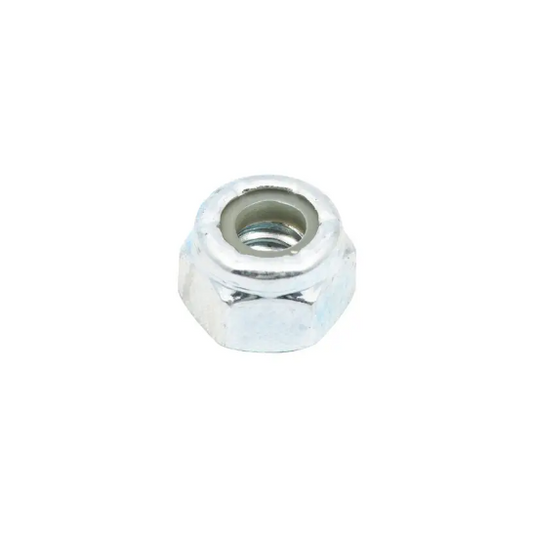 Zenith Nylon Lock Nut M10 Zinc Plated- 6PK