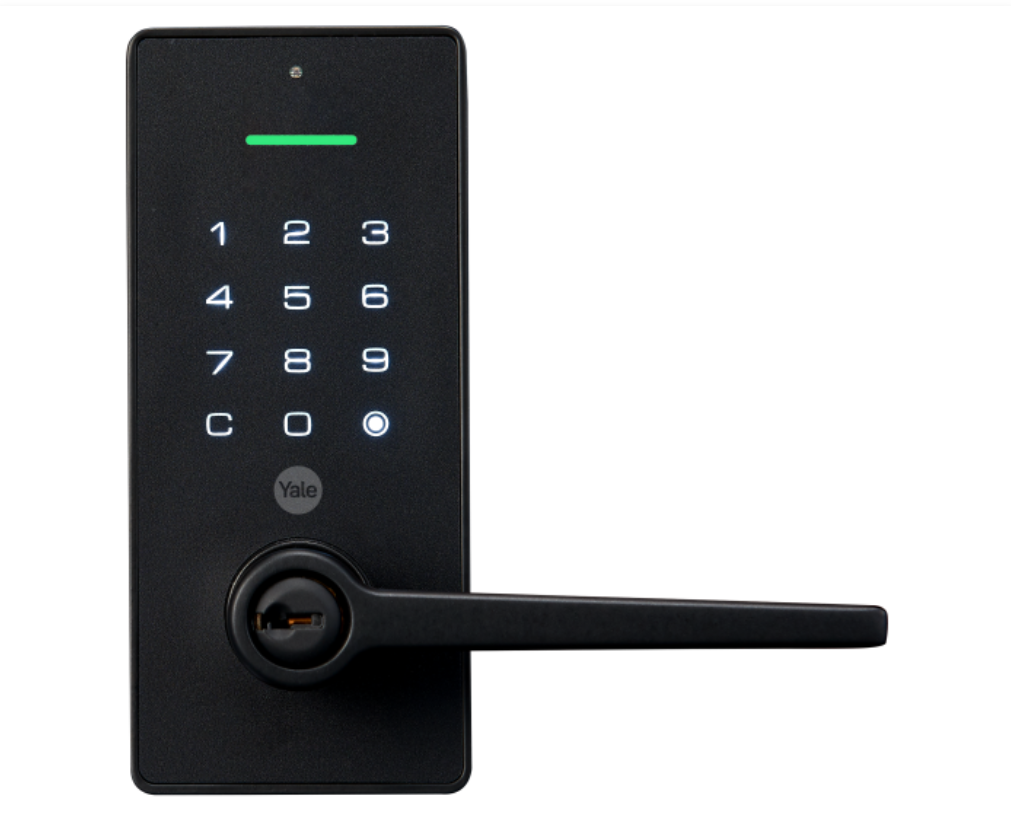 Yale Libi Digital Lever Keyed - Matt Black YLBL226NRMBK