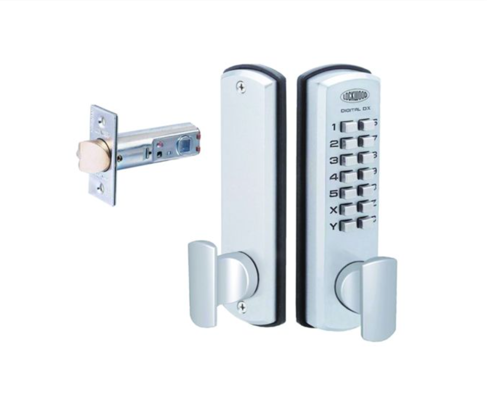 Lockwood Digital Keypad with 530 latck TP - Satin Chrome 530DXSC