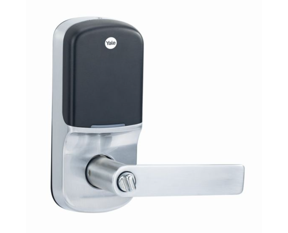 Yale Assure Keyed Lever with Home Module - Satin Chrome YRL226HKSC