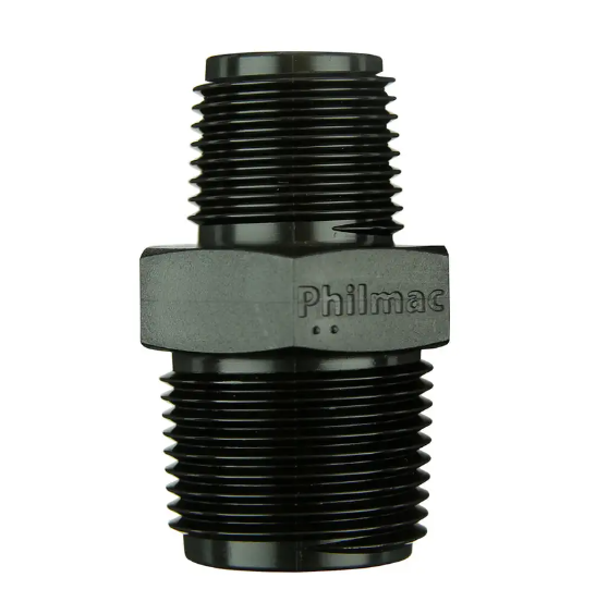 Philmac BSP Threaded Reducing Nipple Poly 2 x 1"