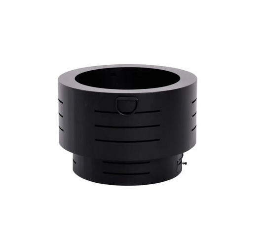 Firepit Low Smoke 45cm Gloss Black Dante Glow