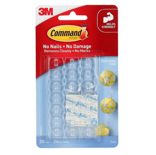 3M Command Decorating Clips 20PK