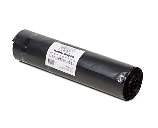 Vespol Polythene Plastic 2m x 5m x 200um- Black