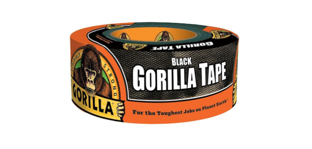 Gorilla Gaffa Tape 48mm x 9m- Black