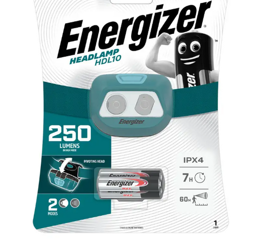 Energizer Headlight HDL10 Vision 250Lumens