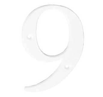 Sandleford Plastic Number 9- 85cm White