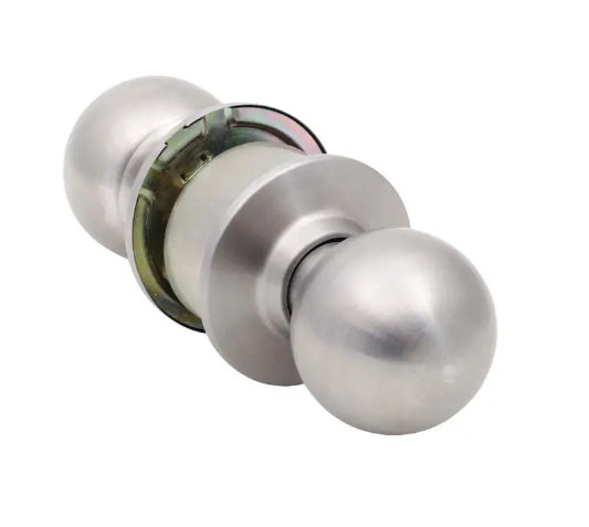 Trio Passage Handle Knob Tahoe- Satin Stainless Steel