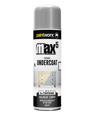 Paintworx Undercoat Spray Paint 400g- Grey