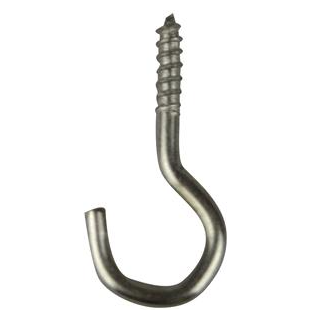 Curtain Screw Hook 10PK