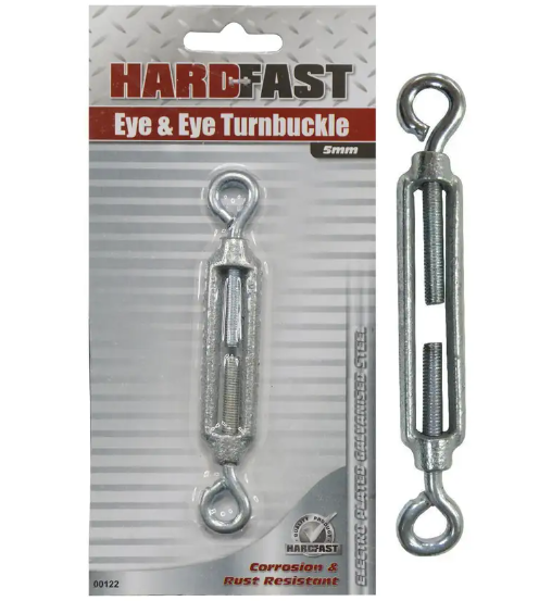 Hardfast Eye & Eye Turnbuckle Gal 6mm