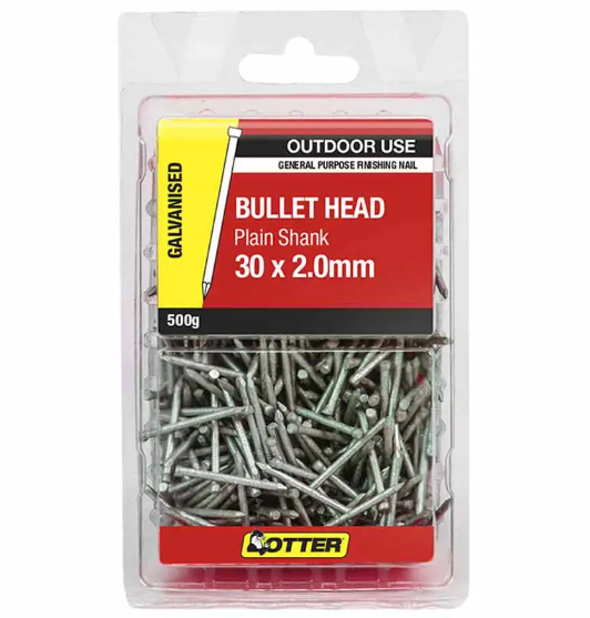 Otter Bullet Head Galv Nail 50x2.8mm 500g