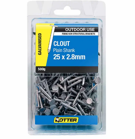 Otter Clout Galv Nail 40x2.8mm 500g