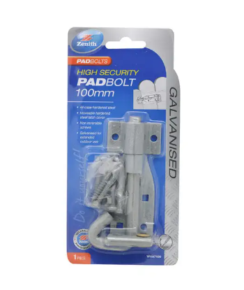 Zenith Padbolt Double Eye 100mm