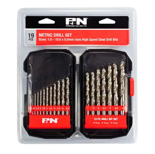 P&N Mertric Drill Set 19 PCE