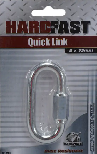 Hardfast Quick Link Zinc Plated 4x37mm