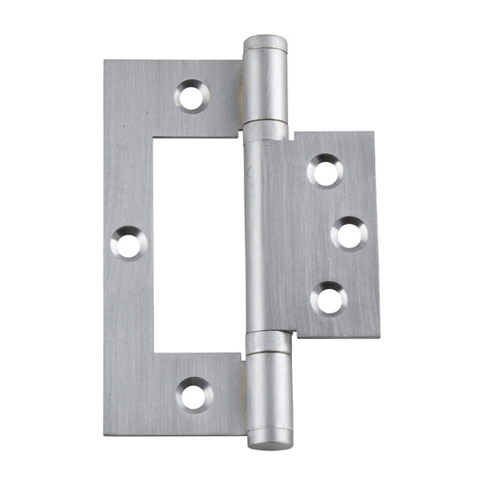 TradCo Hinge Hirline Satin Chrome H100xW49xT2.5mm