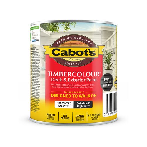 Cabot's TimberColour Deck & Exterior Paint- Night Sky 500ml