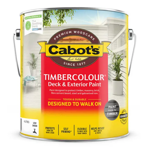 Cabots Deck & Exterior Paint Indian Red 4L