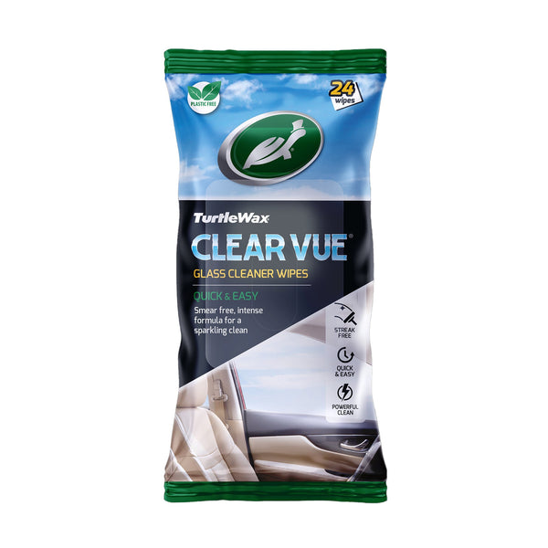TurtlWax Clear Vue Glass Cleaner Wipes 24pk