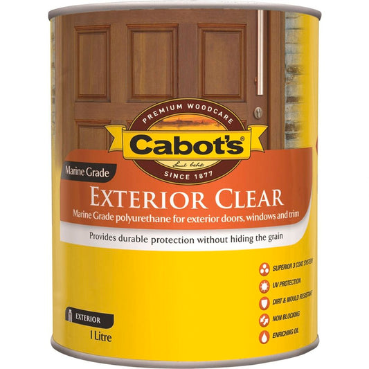 Cabot's Exterior Clear Satin 1L
