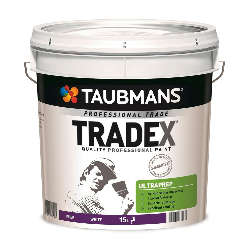 Taubmans Tradex UltraPrep 15L- White