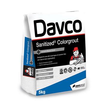 Davco Sanitized Grout - White 5KG