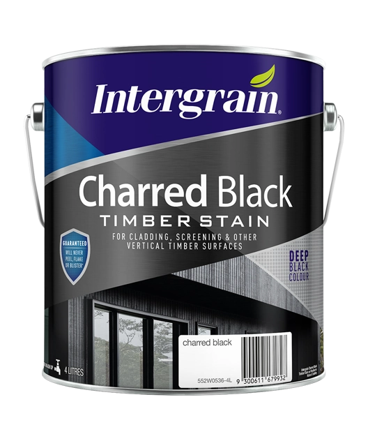 Intergrain Timber Stain- Charred Black 10L