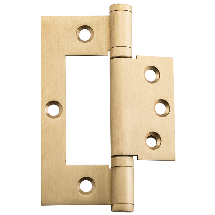 Southern Design Group Hirline Hinge - H100xW49mm - Satin Brass Finish