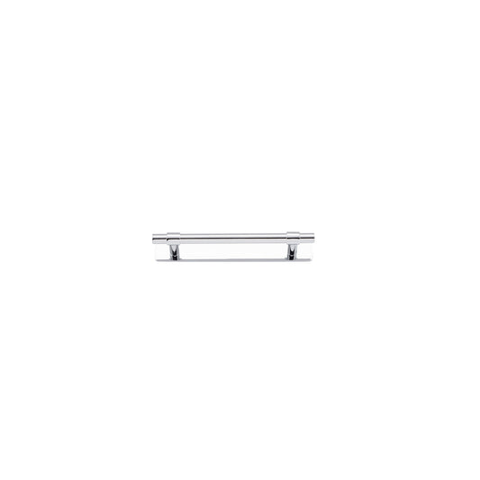 Iver Cabinet Pull Helsinki Polished Chrome With Backplate L173xW24xP39mm CTC128mm