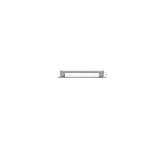 Iver Cabinet Pull Baltimore Brushed Chrome With Backplate L205xW24xP39mm CTC160mm