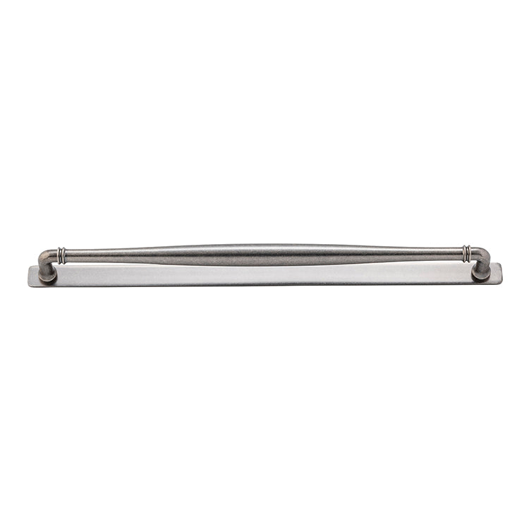 Iver Cabinet Pull Sarlat Distressed Nickel With Backplate L495xW24xP54mm CTC450mm