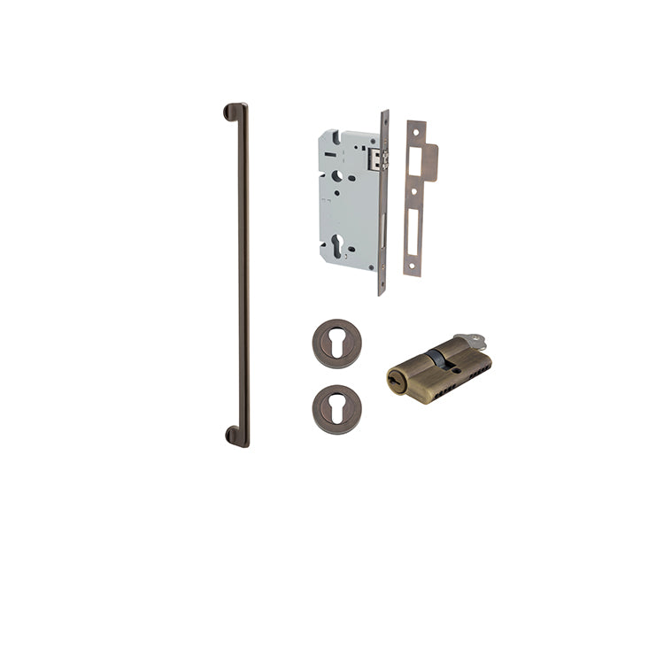 Iver Pull Handle Baltimore Signature Brass CTC600mm Key / Key Entrance Kit