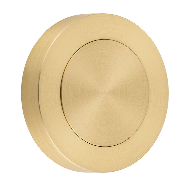 Iver Blank Rose Round Brushed Gold PVD D52xP10mm