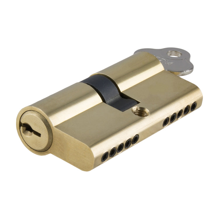 Southern Design Group Euro Cylinder Dual Function 5 Pin - Polished Brass Finish