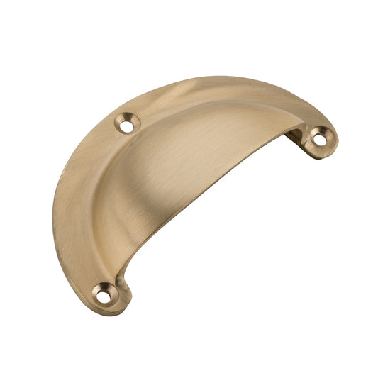 Tradco Drawer Pull Classic Large Satin Brass L100xH40mm