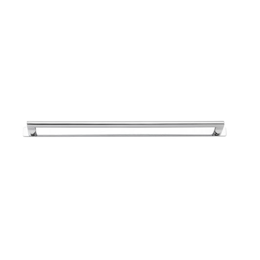 Iver Cabinet Pull Baltimore Polished Chrome With Backplate L495xW26xP47mm CTC450mm