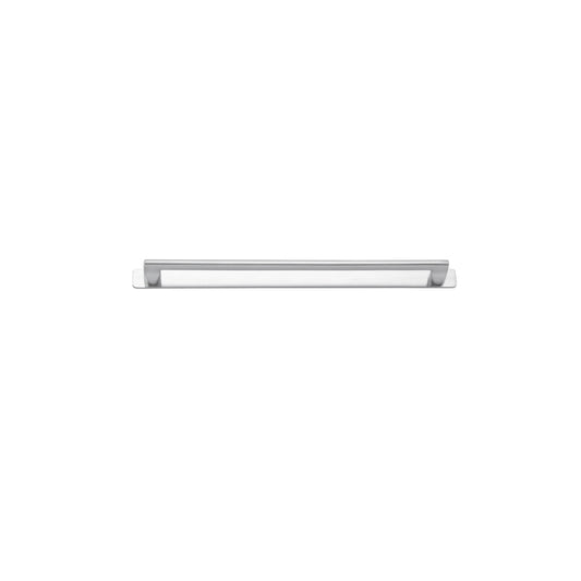 Iver Cabinet Pull Baltimore Brushed Chrome With Backplate L365xW24xP39mm CTC320mm