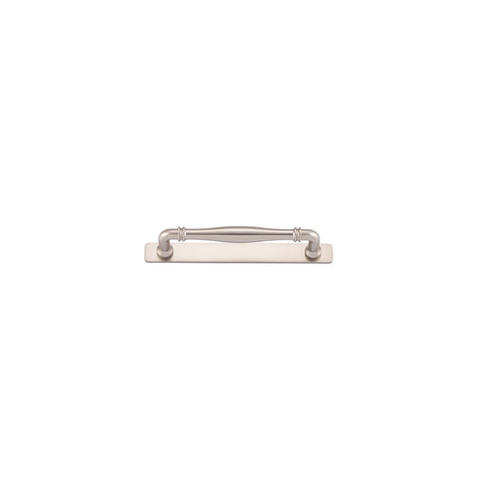 Iver Cabinet Pull Sarlat Satin Nickel With Backplate L205xW24xP50mm CTC160mm