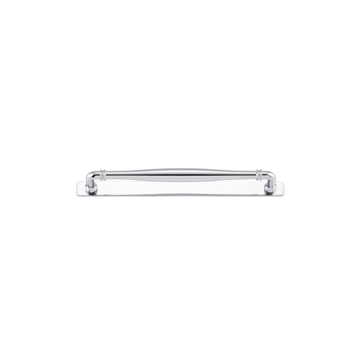 Iver Cabinet Pull Sarlat Polished Chrome With Backplate L301xW24xP51mm CTC256mm