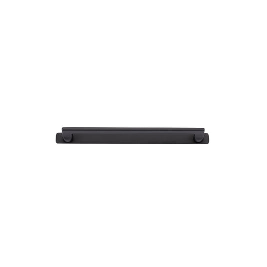 Iver Cabinet Pull Baltimore Matt Black With Backplate L301xW24xP39mm CTC256mm